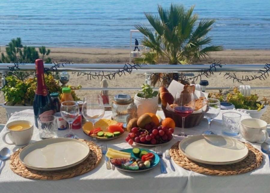 Durres Strand Direkt Am Meer Ngoại thất bức ảnh